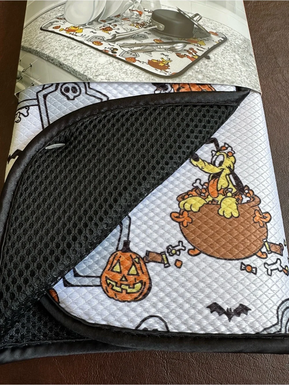 Disney Halloween Mickey And Friends Dish Drying Mat
